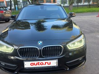 2016 BMW 1 серии 118i II (F20/F21) Рестайлинг, чёрный, 1850000 рублей, вид 2
