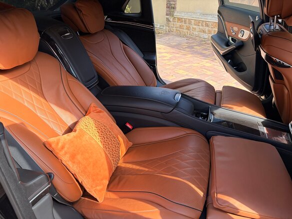 2019 Mercedes-Benz Maybach S-Класс 560 I (X222) Рестайлинг, чёрный, 8800000 рублей - вид 4
