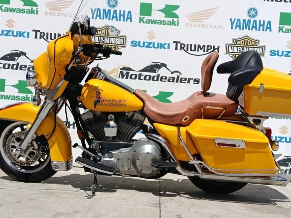 2004 Harley-Davidson Electra Glide, жёлтый, 520000 рублей - вид 15