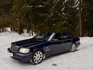 1998 Mercedes-Benz S-Класс 320 III (W140) Рестайлинг, синий, 700000 рублей, вид 2