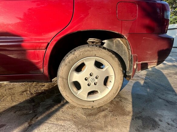 2005 Toyota Kluger I (XU20) Рестайлинг, пурпурный, 1150000 рублей - вид 10