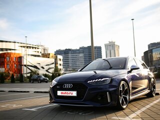 2020 Audi RS 4 IV (B9) Рестайлинг, синий, 5999999 рублей, вид 4