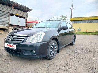 2014 Nissan Almera III (G15), чёрный, 780000 рублей, вид 1
