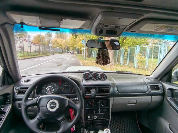 1999 Subaru Forester I, серебристый, 620000 рублей - вид 8
