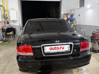 2004 Hyundai Sonata IV (EF) Рестайлинг, чёрный, 349000 рублей, вид 1