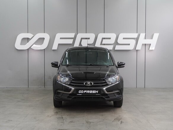 2021 Lada (ВАЗ) Granta I Рестайлинг, чёрный - вид 2