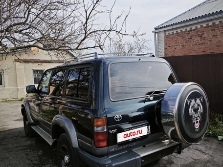 1996 Toyota Land Cruiser 80 Series Рестайлинг, зелёный, 1380000 рублей, вид 4