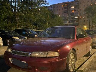 1992 Mazda 626 IV (GE), красный, 65000 рублей, вид 2