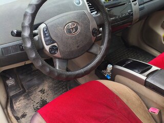 2007 Toyota Prius II Рестайлинг (XW20), красный, 560000 рублей, вид 4