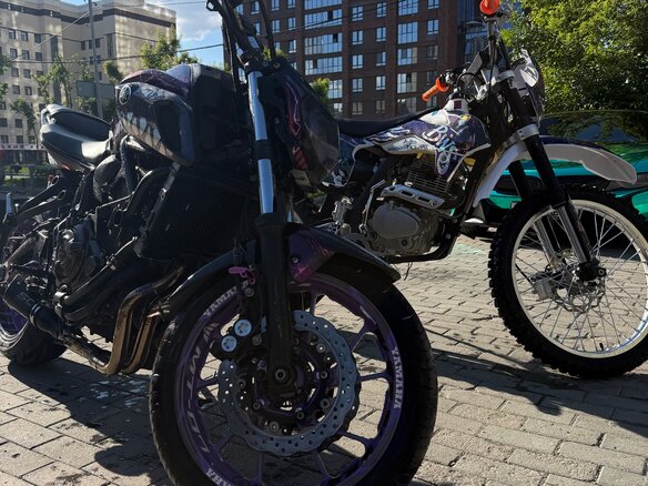 2019 Yamaha MT-07 (FZ-07), фиолетовый, 699000 рублей - вид 7