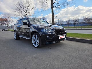 2008 BMW X5 3.0d II (E70), чёрный, 2150000 рублей, вид 5