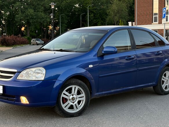 2008 Chevrolet Lacetti I, синий, 359000 рублей - вид 1