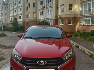 2015 Lada (ВАЗ) Vesta I, красный, 560000 рублей, вид 2