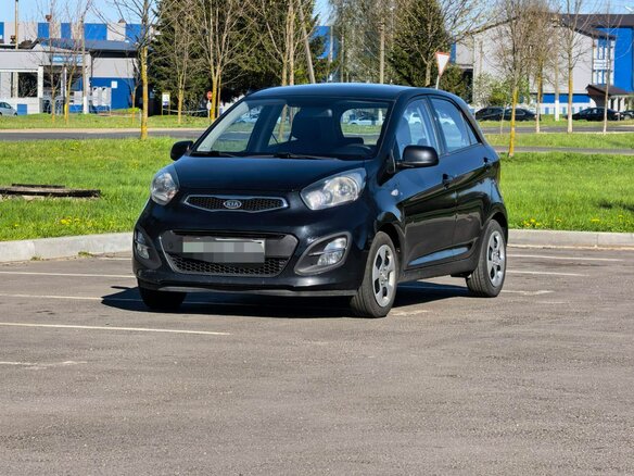 2011 Kia Picanto II, чёрный, 460000 рублей - вид 1