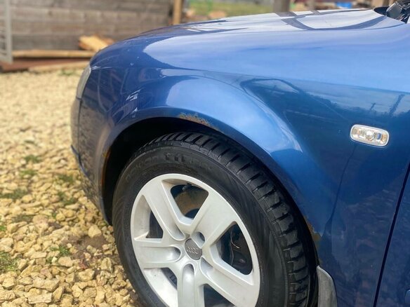 2004 Audi A4 II (B6), синий, 589000 рублей - вид 12