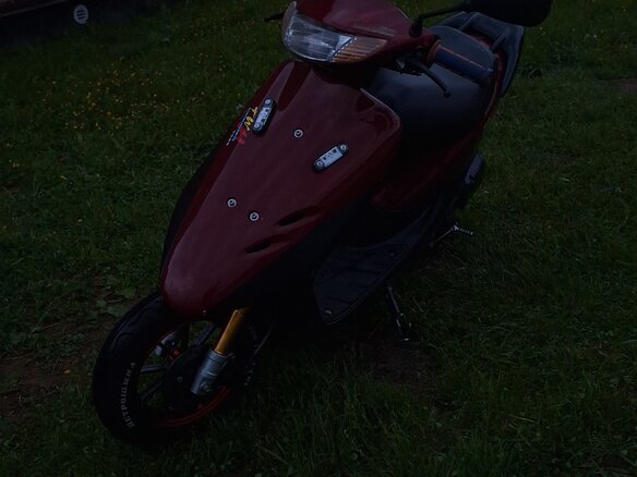 1994 Honda Dio, красный, 65000 рублей - вид 4