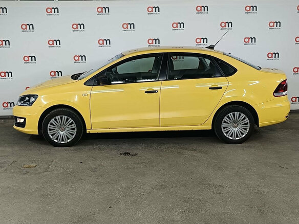 2019 Volkswagen Polo V Рестайлинг, жёлтый - вид 6