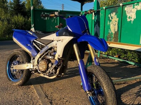 2016 Yamaha YZ450F, синий, 550000 рублей, вид 1