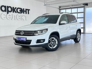 2014 Volkswagen Tiguan I Рестайлинг, белый, 1260000 рублей, вид 1