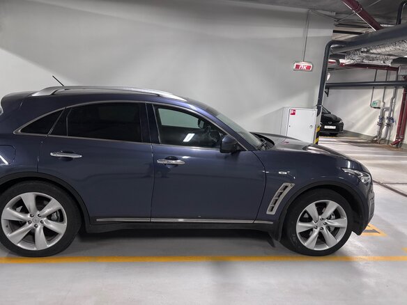 2008 Infiniti FX FX50 II (S51), серый - вид 3