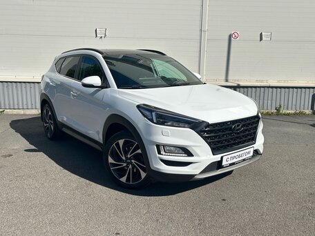 2019 Hyundai Tucson III Рестайлинг, белый, 2115000 рублей, вид 4