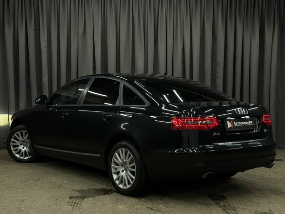 2009 Audi A6 III (C6) Рестайлинг, чёрный - вид 2