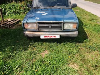 2004 Lada (ВАЗ) 2107, синий, 75000 рублей, вид 1