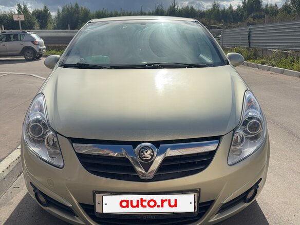 2008 Opel Corsa D, серебристый, 430000 рублей