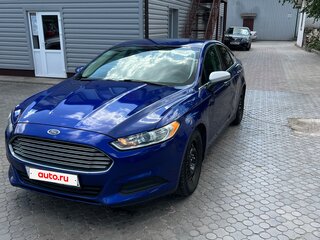 2014 Ford Fusion (North America) II, синий, 1000000 рублей, вид 4