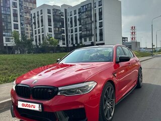 2017 BMW 5 серии 540i xDrive VII (G30/G31/G38), красный, 4950000 рублей, вид 1