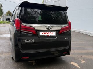 2021 Toyota Alphard III Рестайлинг, чёрный, 6500000 рублей, вид 3