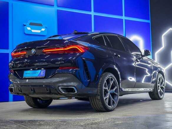 2021 BMW X6 30d III (G06), синий - вид 20