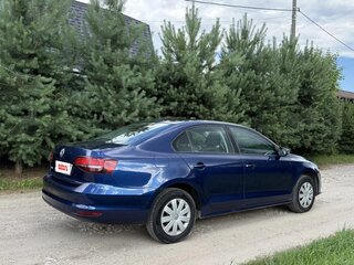 2016 Volkswagen Jetta VI Рестайлинг, синий, 1540000 рублей, вид 5