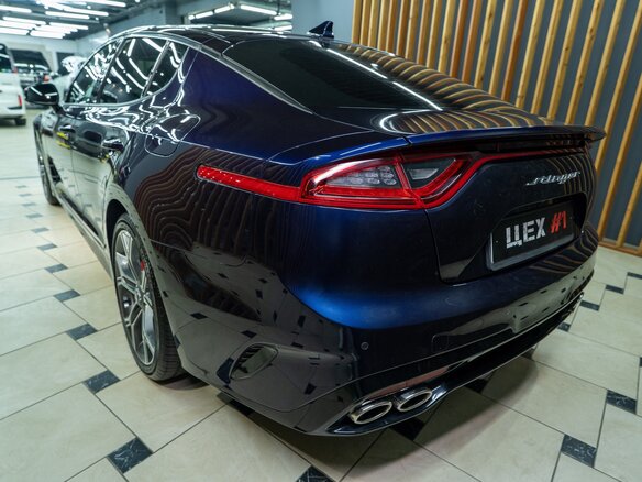 2019 Kia Stinger I, синий, 2750000 рублей - вид 8