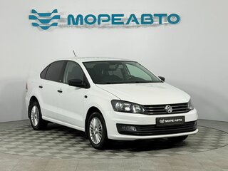 2018 Volkswagen Polo V Рестайлинг, белый, 1150000 рублей, вид 3
