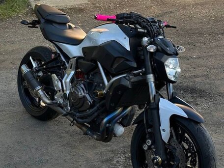 2014 Yamaha MT-07 (FZ-07), белый, 650000 рублей, вид 1