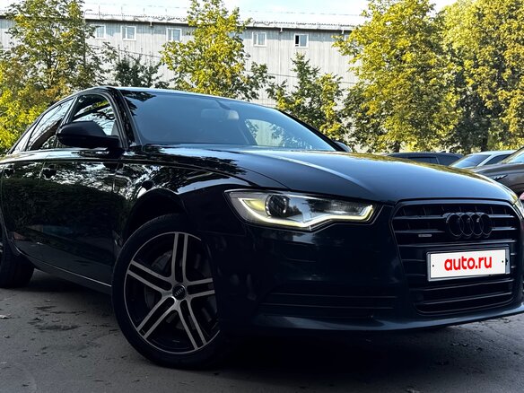2011 Audi A6 IV (C7), чёрный, 1349000 рублей - вид 1