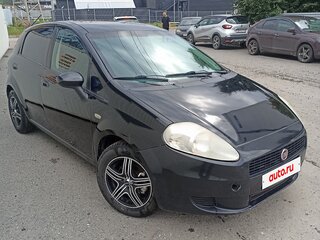 2007 Fiat Punto III Grande Punto, чёрный, 300000 рублей, вид 1