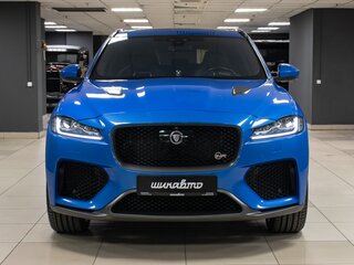 2019 Jaguar F-Pace SVR I, голубой, 7894047 рублей, вид 2