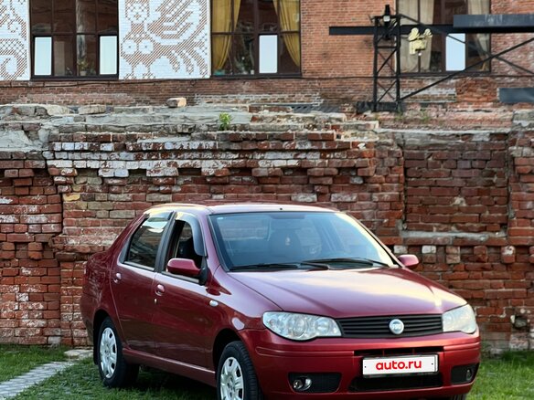 2007 Fiat Albea I Рестайлинг, красный - вид 14