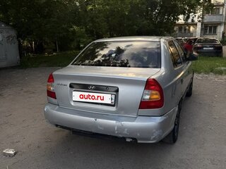 2005 Hyundai Accent ТагАЗ II, серый, 220000 рублей, вид 3