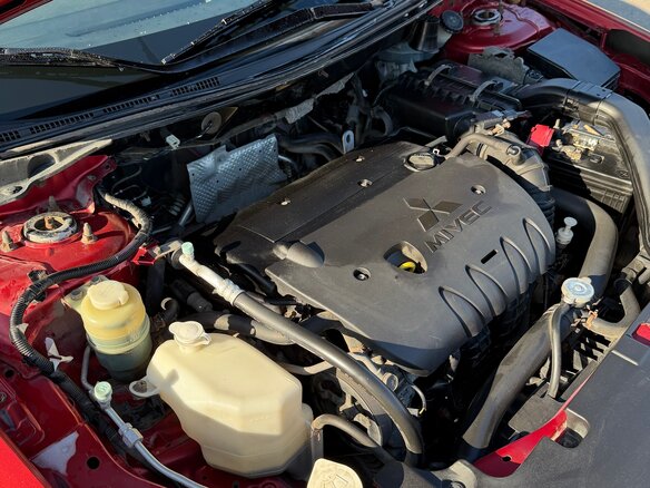 2008 Mitsubishi Lancer X, красный, 697000 рублей - вид 15