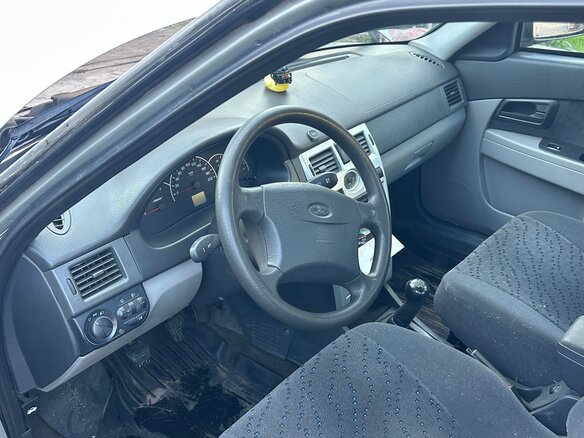 2008 Lada (ВАЗ) Priora I, серый, 130000 рублей - вид 6
