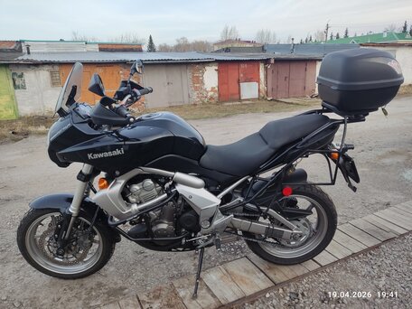 2007 Kawasaki Versys 650, чёрный, 450000 рублей, вид 1