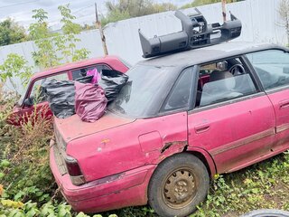 1990 Subaru Legacy I, красный, 47000 рублей, вид 3
