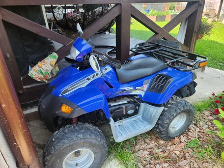 2008 Stels ATV-110, голубой, 70000 рублей, вид 1