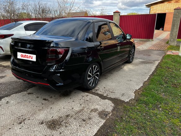 2023 Lada (ВАЗ) Granta Sport I Рестайлинг, чёрный, 1050000 рублей - вид 6