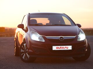 2006 Opel Corsa D, красный, 430000 рублей, вид 1