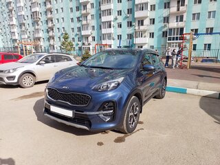 2020 Kia Sportage IV Рестайлинг, синий, 2750000 рублей, вид 4
