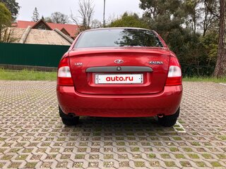 2006 Lada (ВАЗ) Kalina I, красный, 450000 рублей, вид 3